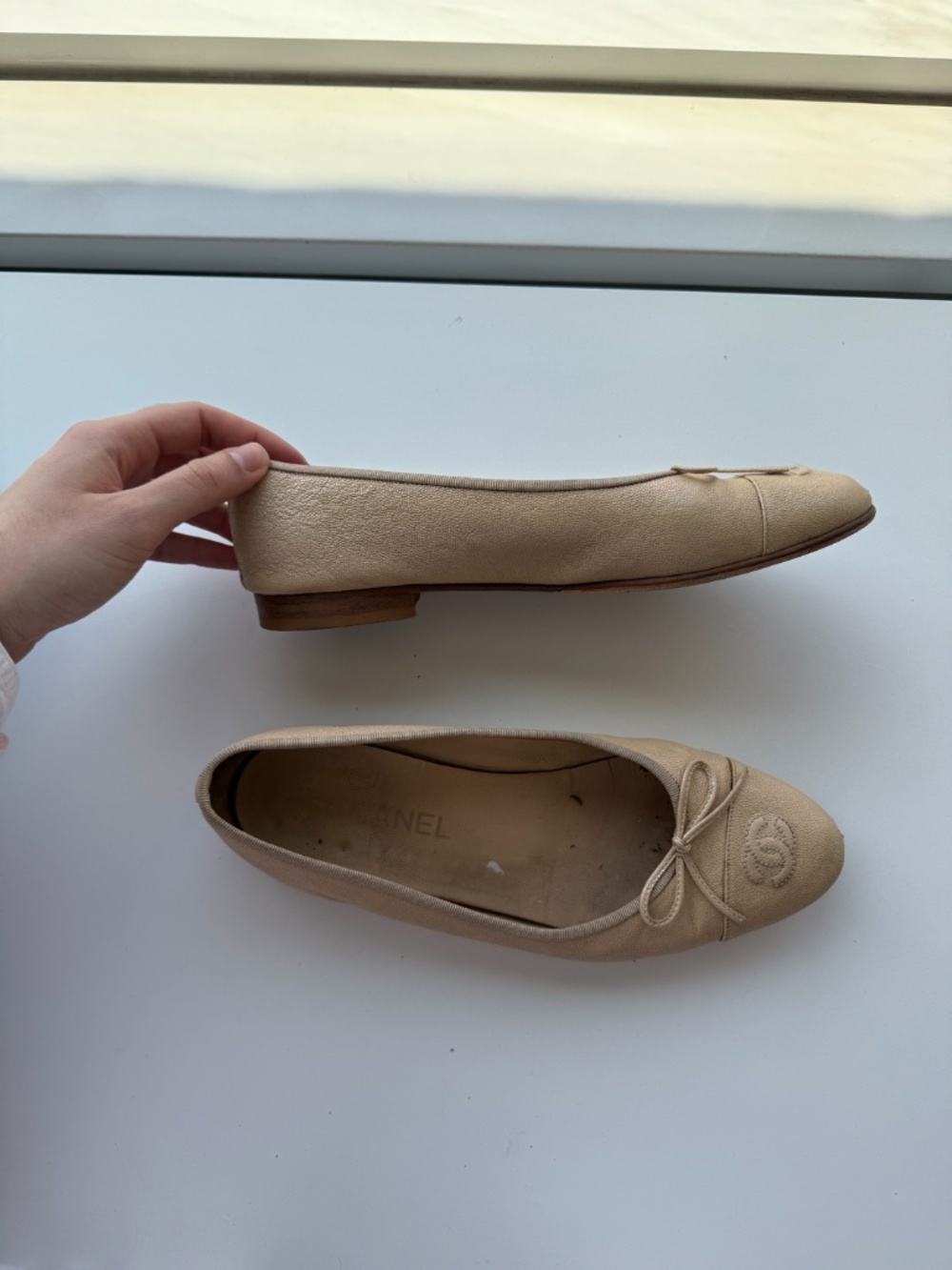 Chanel Beige Flats - Picture 5 of 8